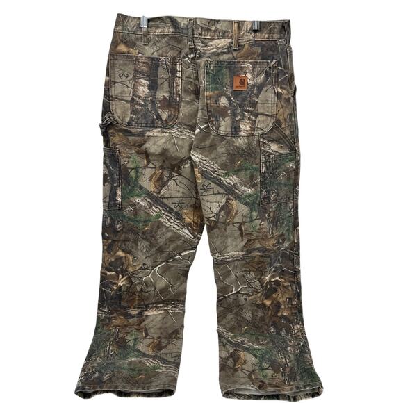 Carhartt Camo Pants Mens 34x32 ACTUAL Realtree Xtra B235-977 Utility Made in USA - Picture 3 of 10